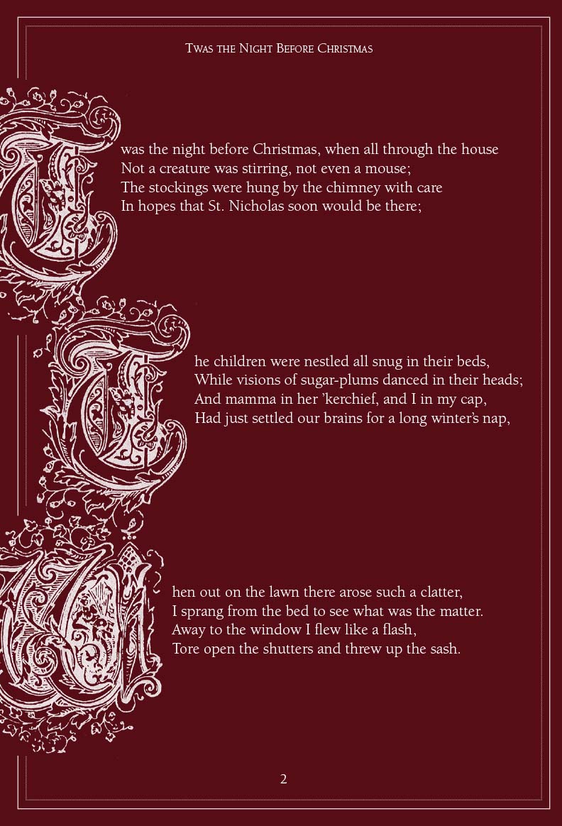 preview of Twas the Night Before Christmas