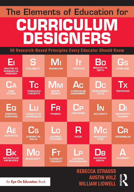 cover for The Elements of Education for Curriculum Designers: 50 Research-Based Principles Every Educator Should Know